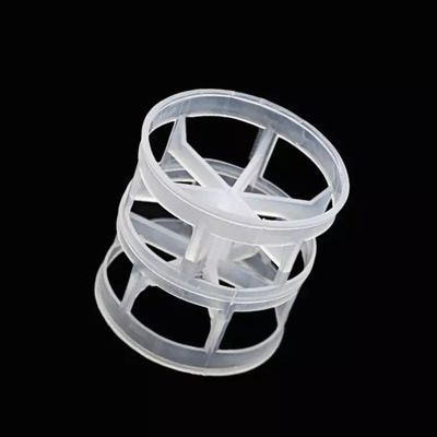 High quality 16-100mm pp plastic pall ring tower packing packing pall ring plastic random packing pall rings