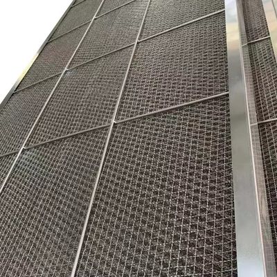 Vane Type Mist Eliminator Wire Mesh Cylind Filter Wire Mesh Demister